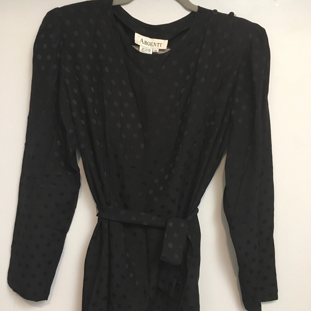 Vintage Argenti Silk Dress.